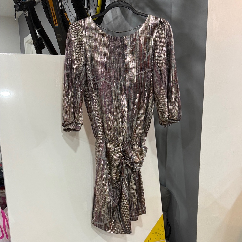 ba&sh Metallic Multicolor Backless Dress